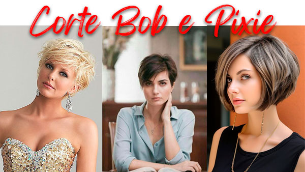 Cabelos Curtos Femininos em Alta: Cortes Bob e Pixie